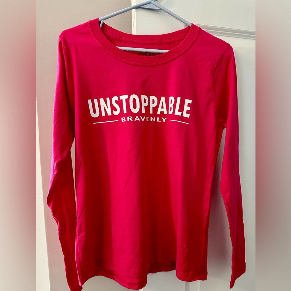 Bravenly Unstoppable shirt, brand new, never worn, size M